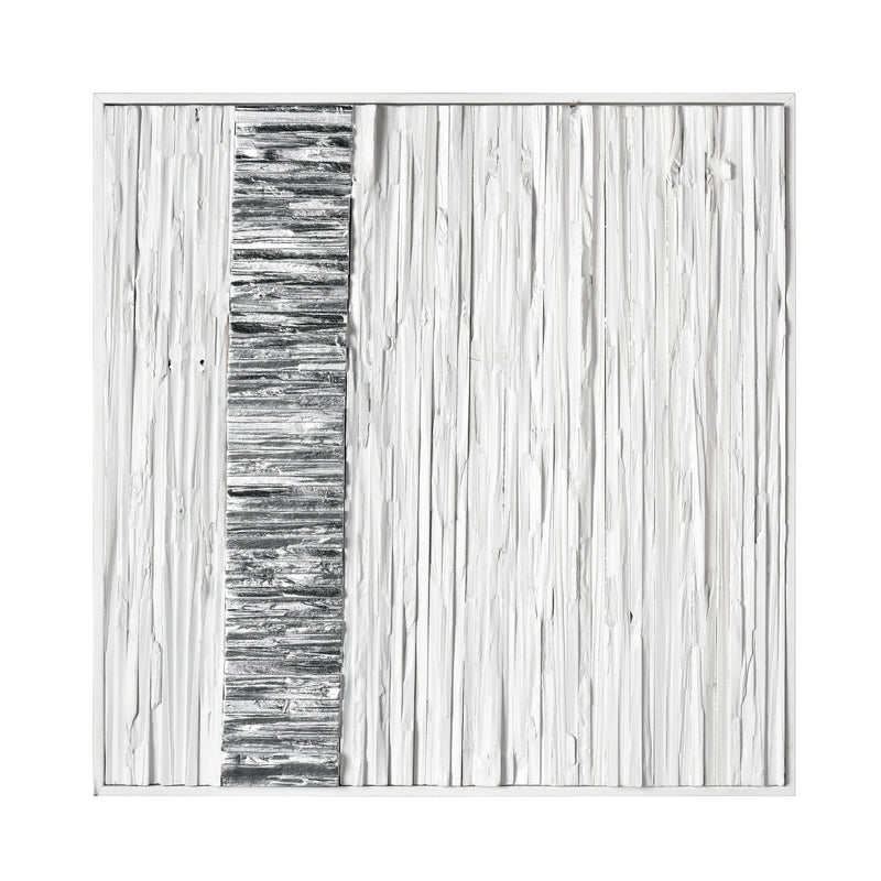 ELK Home - H0036-9737 - Wall Art - Stripe Wood - White