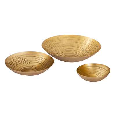 ELK Home - H0807-10673/S3 - Bowl - Maze - Antique Brass