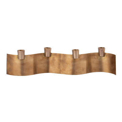 ELK Home - H0897-10534 - Candleholder - Curve - Aged Brass