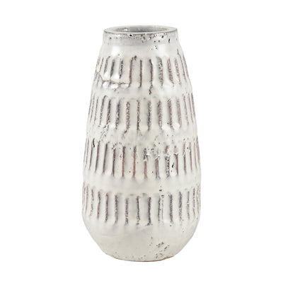 ELK Home - S0017-8208 - Vase - Muriel - Aged White Glazed