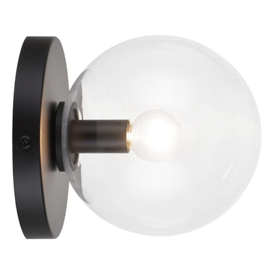 Matteo Lighting - WX06001BKCL - One Light Wall Sconce - Cosmo - Black