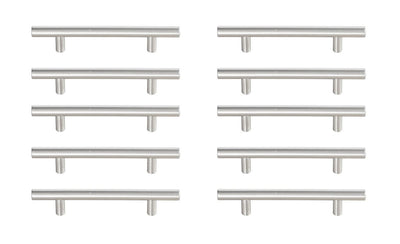 Elegant Lighting - PL400-4-NK-10PK - Bar Pull Multipack (set of 10) - Quinn - Brushed Nickel