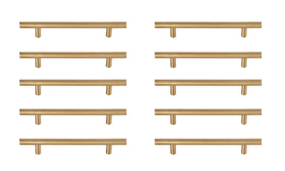 Elegant Lighting - PL400-5-BR-10PK - Bar Pull Multipack (set of 10) - Quinn - Brass