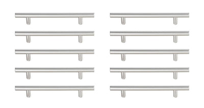 Elegant Lighting - PL400-5-NK-10PK - Bar Pull Multipack (set of 10) - Quinn - Brushed Nickel