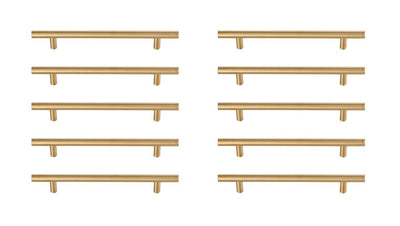 Elegant Lighting - PL400-6-BR-10PK - Bar Pull Multipack (set of 10) - Quinn - Brass