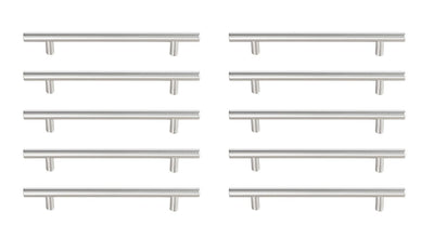 Elegant Lighting - PL400-6-NK-10PK - Bar Pull Multipack (set of 10) - Quinn - Brushed Nickel