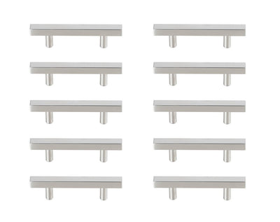 Elegant Lighting - PL402-3-NK-10PK - Bar Pull Multipack (set of 10) - Dior - Brushed Nickel