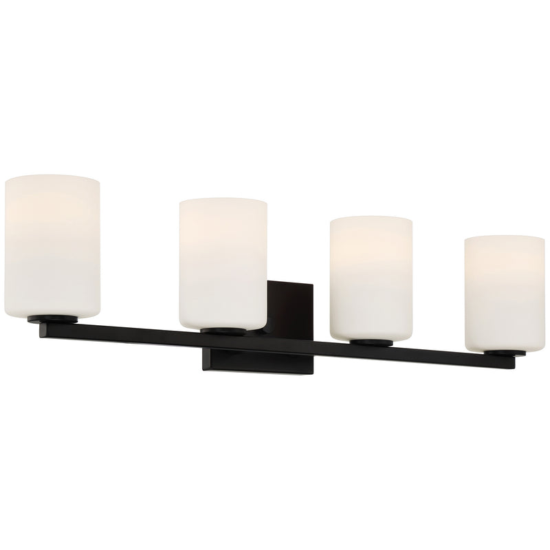 Access - 62624LEDDLP-MBL/OPL - Four Light Vanity - Sienna - Matte Black