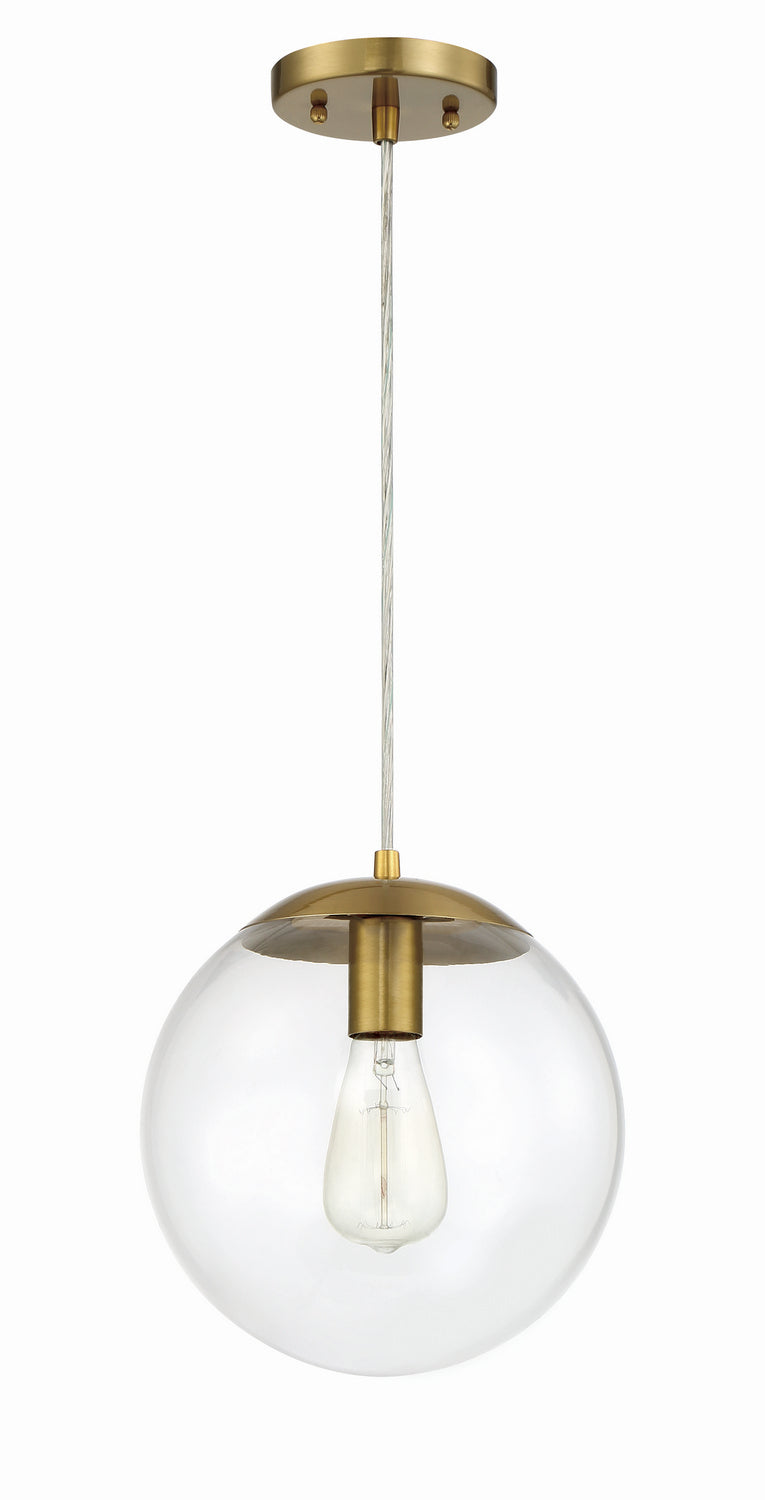 Craftmade - 56891-SB - One Light Pendant - Gaze - Satin Brass