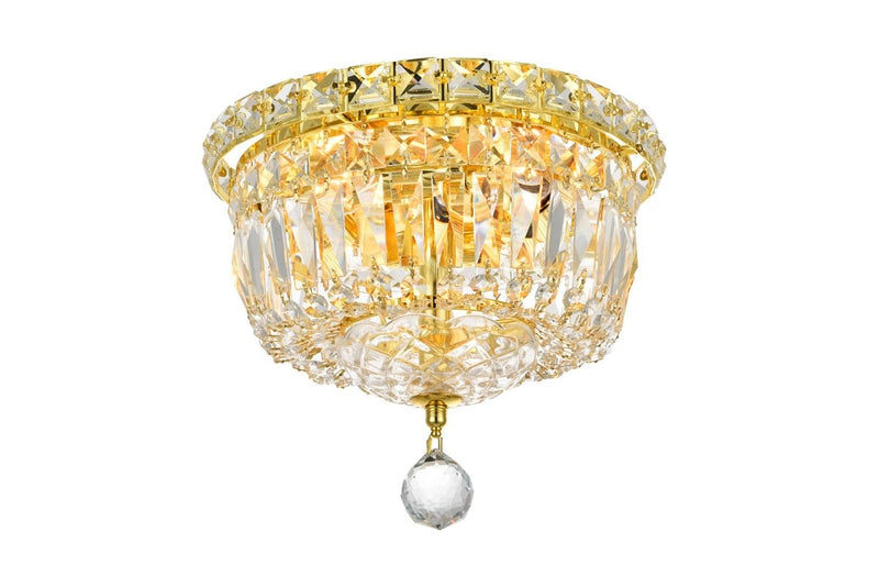 Elegant Lighting - LD2528F10G - Four Light Flush Mount - Wiley - Gold