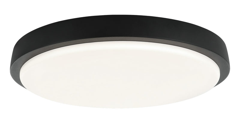 Matteo Lighting - M16115MB - LED Flush Mount - Zane - Matte Black