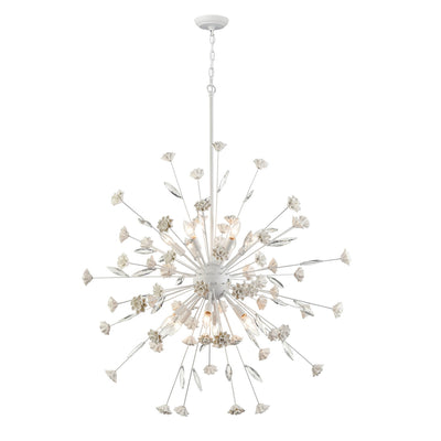 ELK Home - 18323/12 - 12 Light Chandelier - Adelaide - Textured White