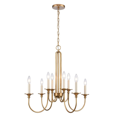 ELK Home - 89726/8 - Eight Light Chandelier - Cecil - Natural Brass