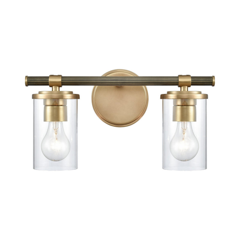 ELK Home - 89861/2 - Two Light Vanity - Burrow - Natural Brass