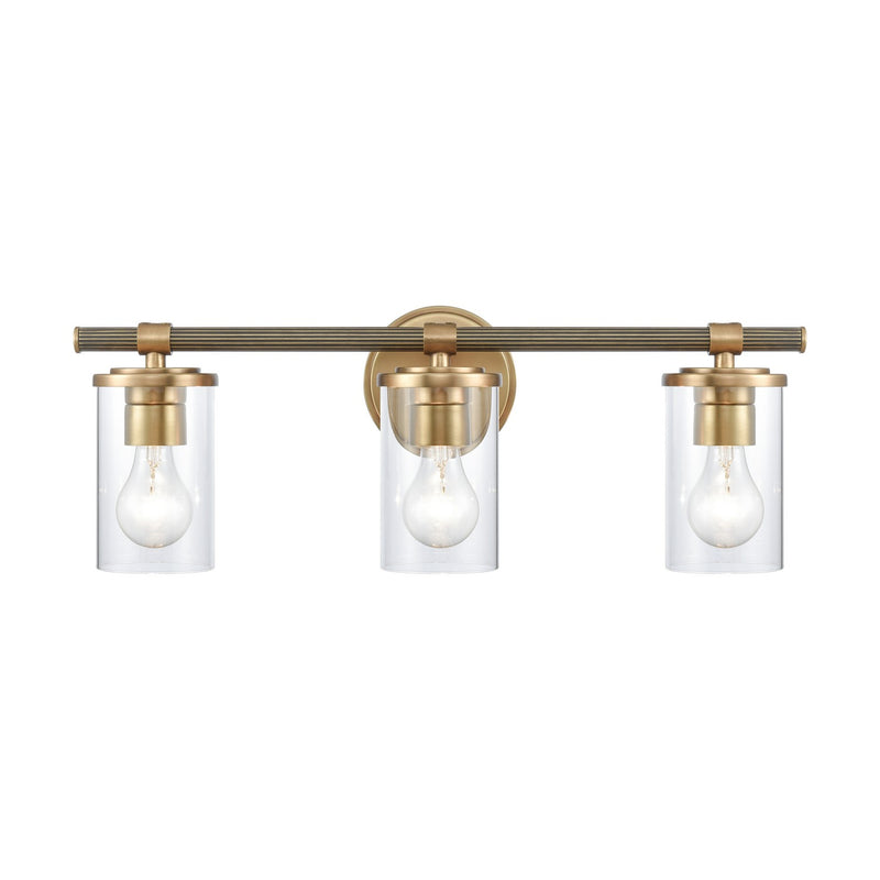 ELK Home - 89862/3 - Three Light Vanity - Burrow - Natural Brass