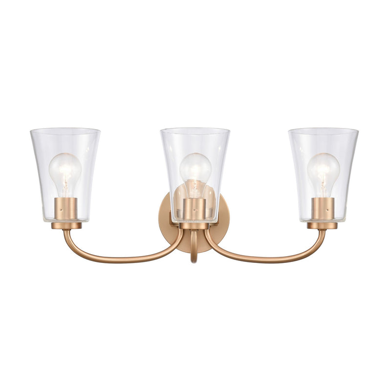 ELK Home - EC89264/3 - Three Light Vanity - Emily - Brushed Gold