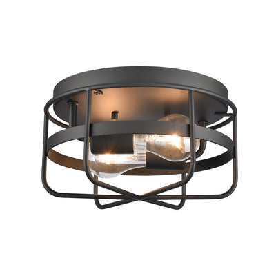 ELK Home - EC89674/2 - Two Light Flush Mount - Gael - Matte Black