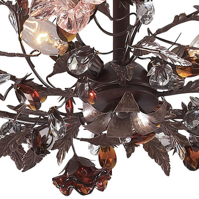 Cristallo Fiore Semi Flush Mount