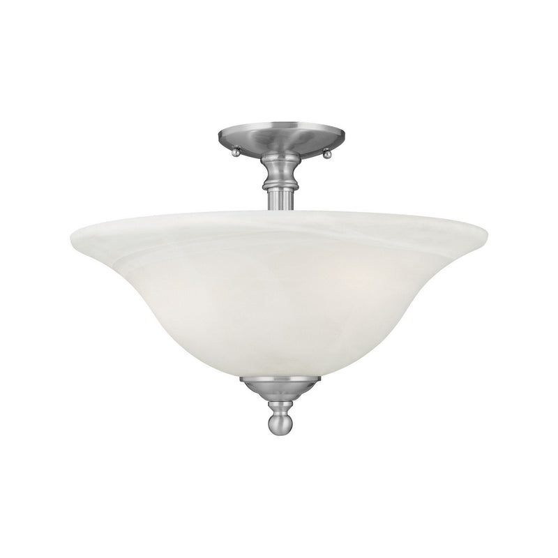 ELK Home - SL869678 - Three Light Semi Flush Mount - Riva - Brushed Nickel