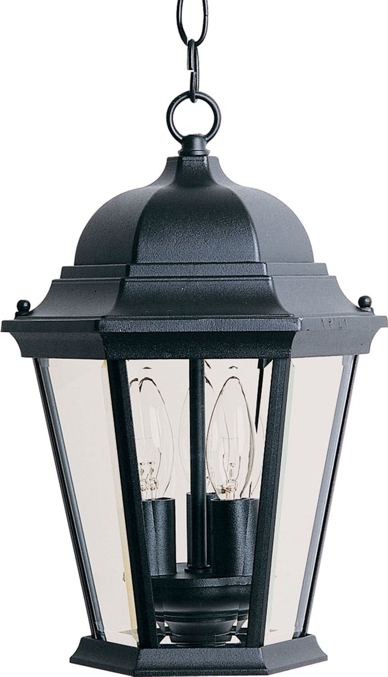 Maxim - 1009BK - Three Light Outdoor Hanging Lantern - Westlake - Black