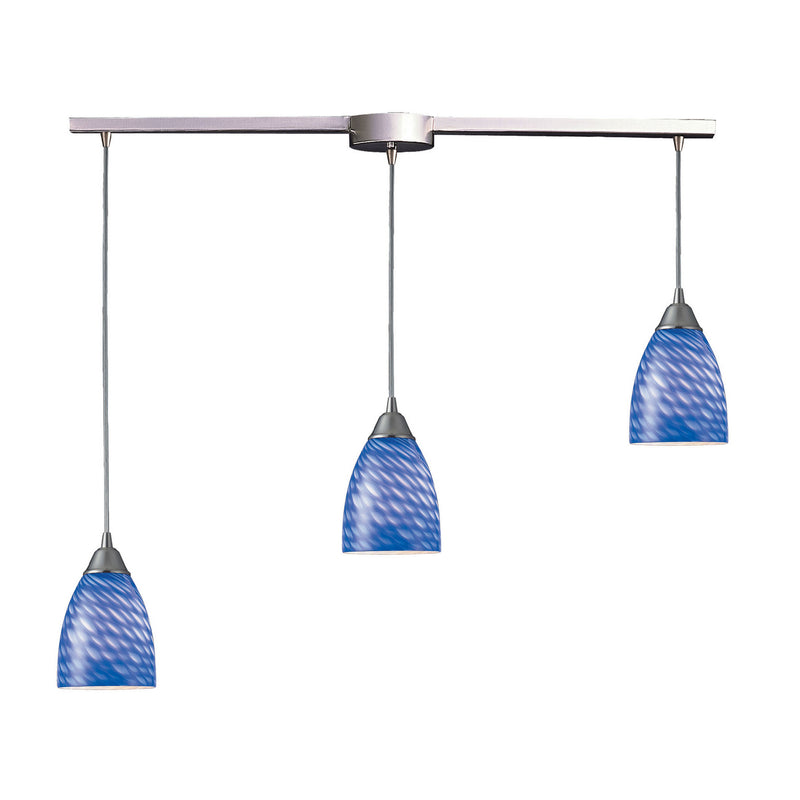 ELK Home - 416-3L-S - Three Light Pendant - Arco Baleno - Satin Nickel