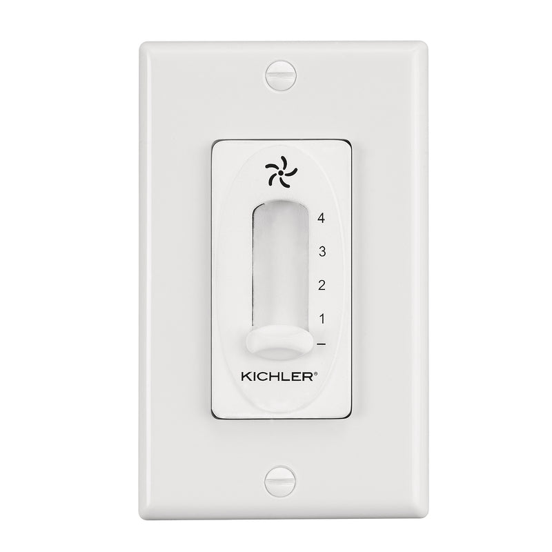 Kichler - 337012WH - 4 Speed Fan Slide Control - Accessory - White