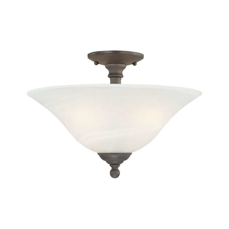 ELK Home - SL869663 - Three Light Semi Flush Mount - Riva - Painted Bronze