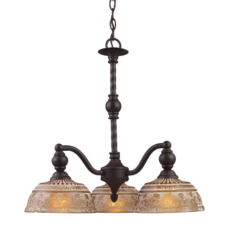 ELK Home - 66196-3 - Three Light Chandelier - Norwich - Oiled Bronze