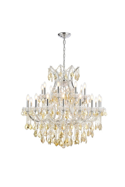 Elegant Lighting - 2800D36C-GT/RC - 24 Light Chandelier - Maria Theresa - Chrome