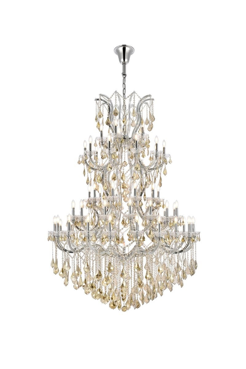 Elegant Lighting - 2800G54C-GT/RC - 61 Light Chandelier - Maria Theresa - Chrome