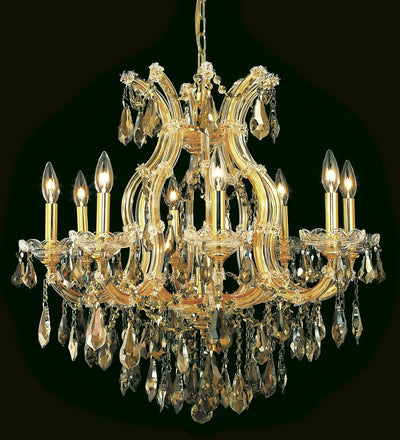 Elegant Lighting - 2801D26G-GT/RC - Nine Light Chandelier - Maria Theresa - Gold