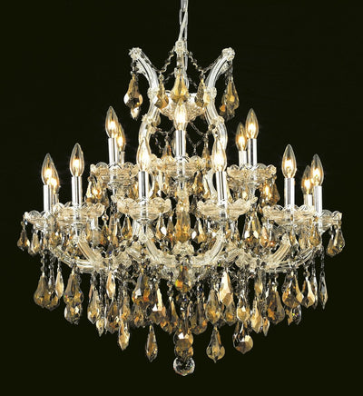 Elegant Lighting - 2801D30C-GT/RC - 19 light Chandelier - Maria Theresa - Chrome