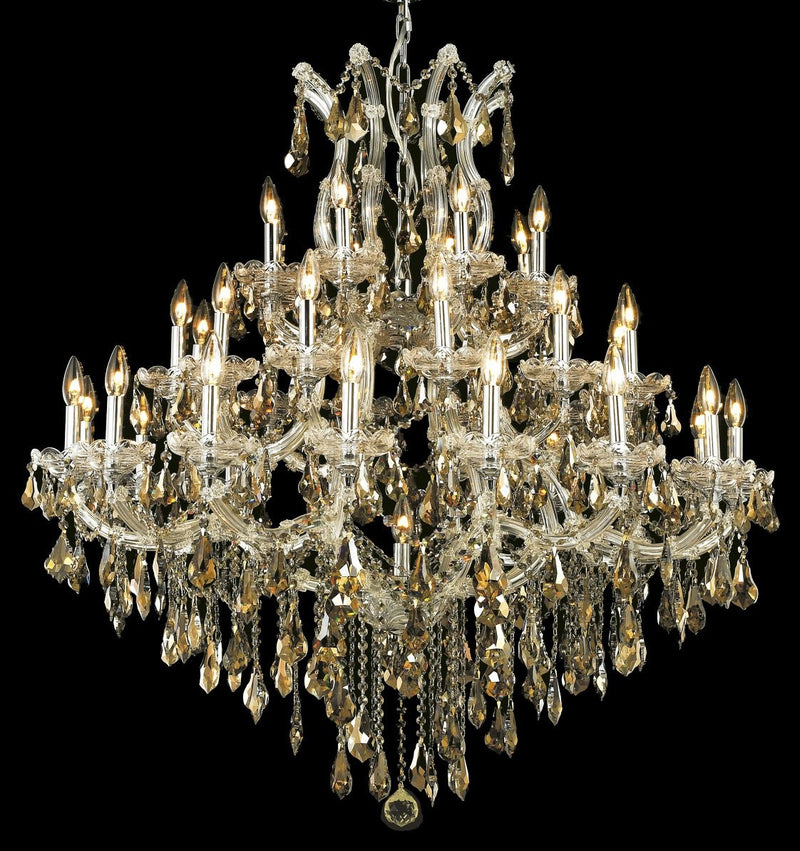 Elegant Lighting - 2801G44C-GT/RC - 37 Light Chandelier - Maria Theresa - Chrome