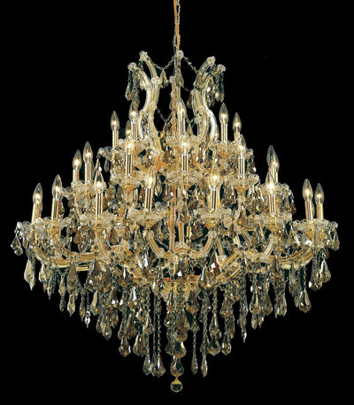 Elegant Lighting - 2801G44G-GT/RC - 37 Light Chandelier - Maria Theresa - Gold