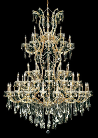 Elegant Lighting - 2801G54G-GT/RC - 61 Light Chandelier - Maria Theresa - Gold