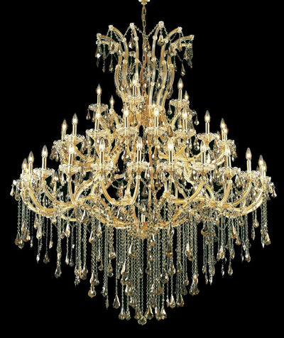 Elegant Lighting - 2801G60G-GT/RC - 49 Light Chandelier - Maria Theresa - Gold