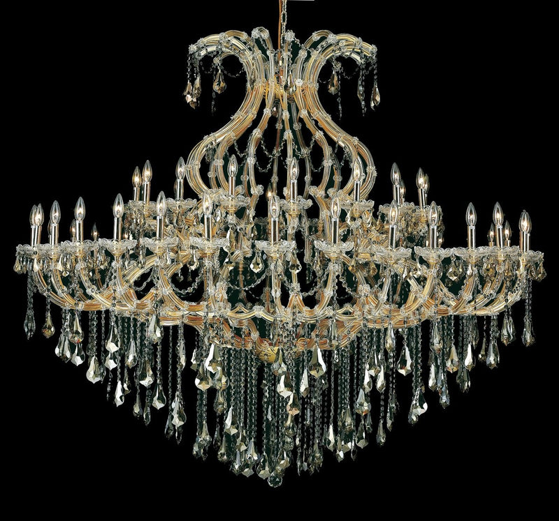 Elegant Lighting - 2801G72G-GT/RC - 49 Light Chandelier - Maria Theresa - Gold