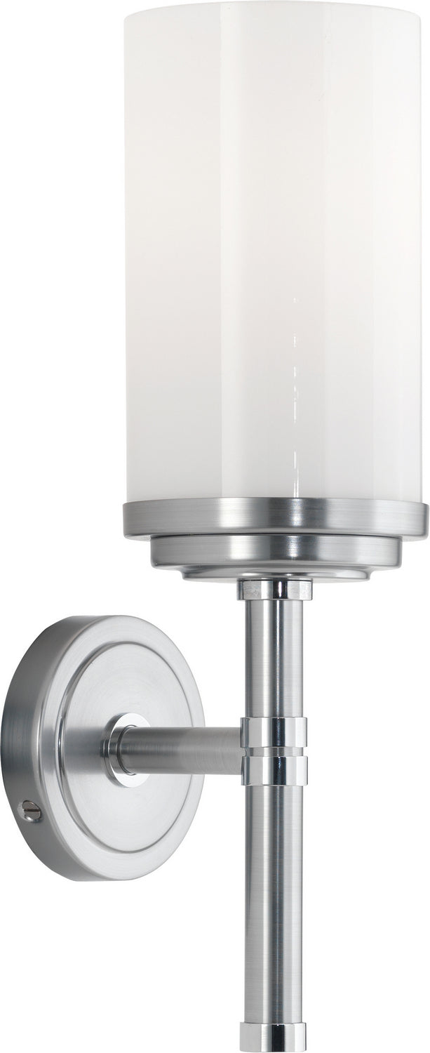 Robert Abbey - C1324 - One Light Wall Sconce - Halo - Brushed Chrome w/Polished Chrome