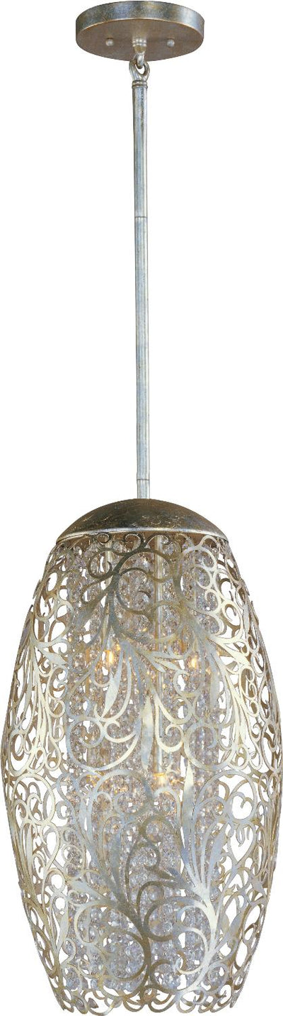 Maxim - 24151BCGS - Six Light Pendant - Arabesque - Golden Silver