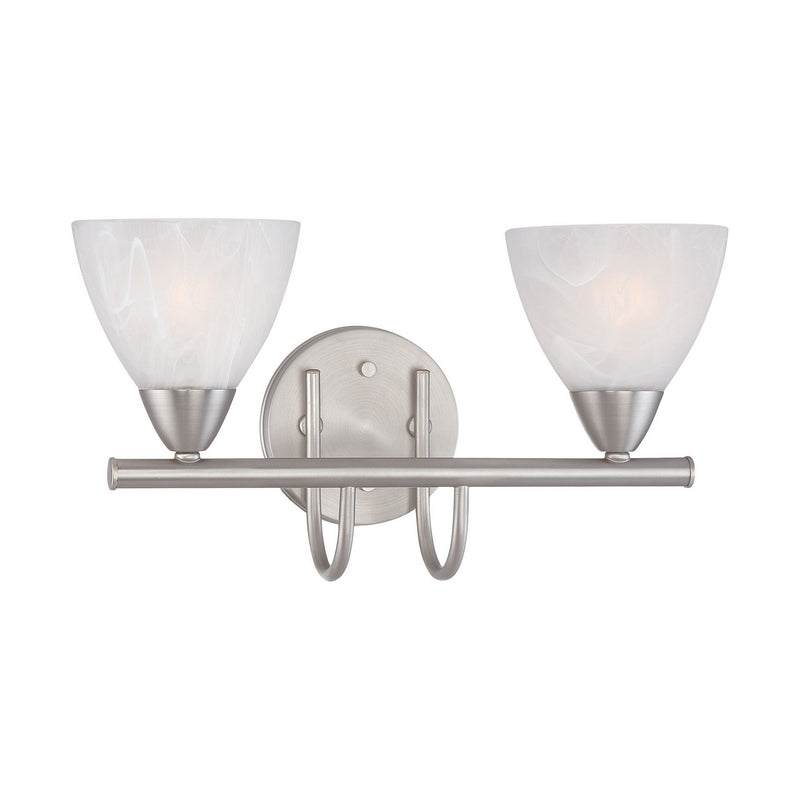 ELK Home - 190016117 - Two Light Vanity - Tia - Matte Nickel