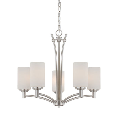 ELK Home - 190041217 - Five Light Chandelier - Pittman - Brushed Nickel