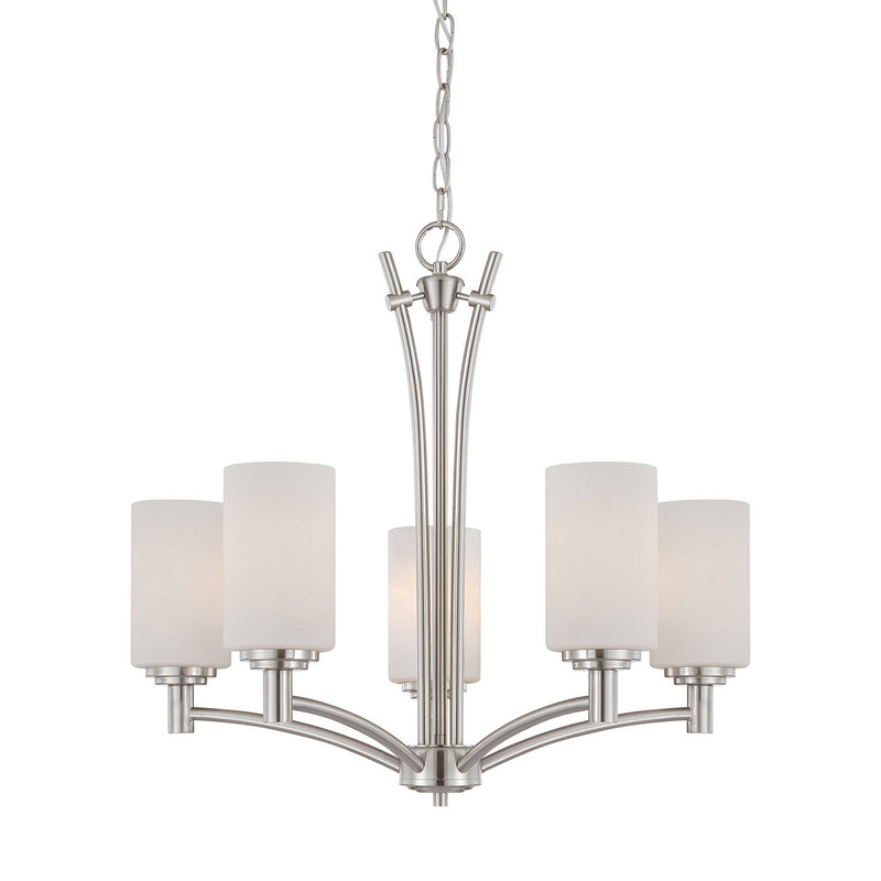 ELK Home - 190041217 - Five Light Chandelier - Pittman - Brushed Nickel