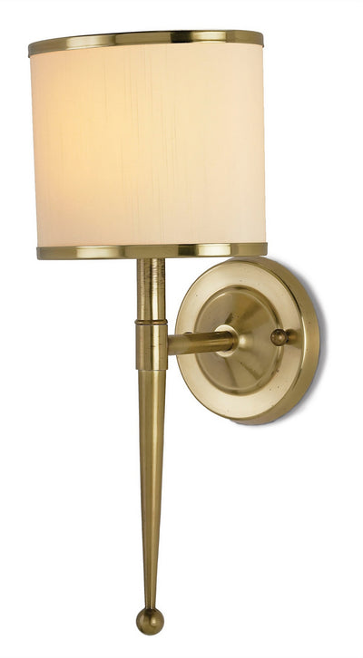 Currey and Company - 5121 - One Light Wall Sconce - Primo - Brass