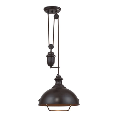 ELK Home - 65071-1 - One Light Pendant - Farmhouse - Oiled Bronze