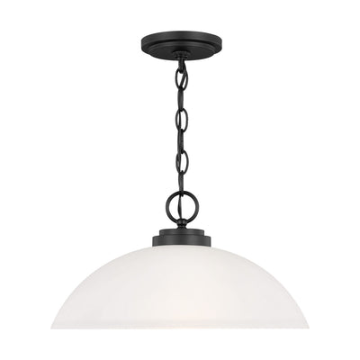 Generation Lighting - 65160-112 - One Light Pendant - Oslo - Midnight Black