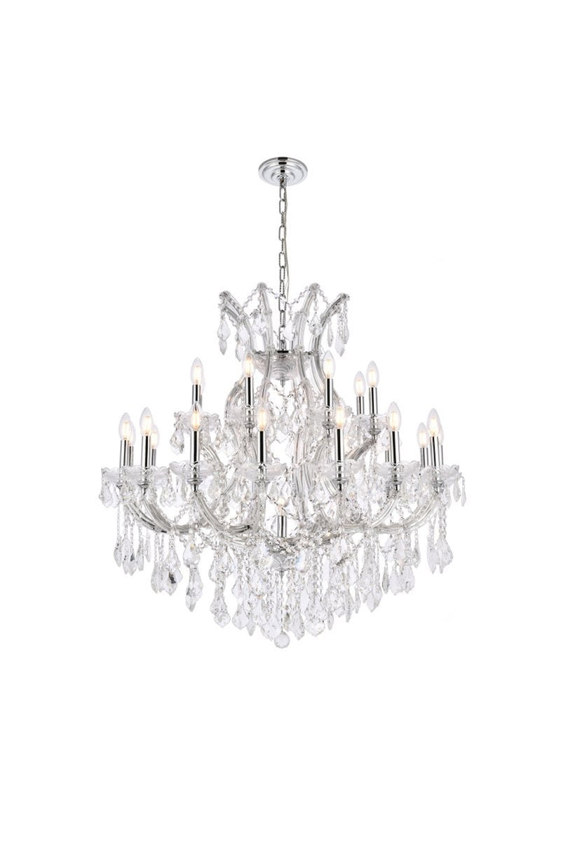 Elegant Lighting - 2800D36C/RC - 24 Light Chandelier - Maria Theresa - Chrome