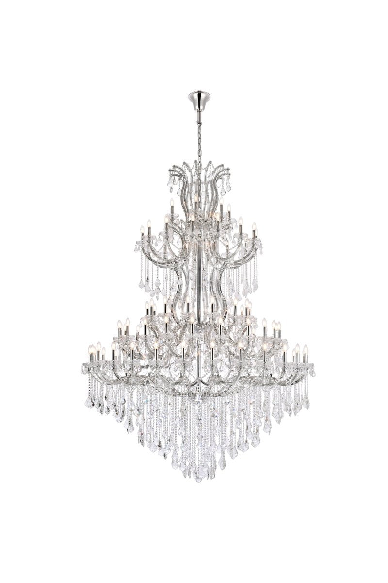 Elegant Lighting - 2800G96C/RC - 85 Light Chandelier - Maria Theresa - Chrome