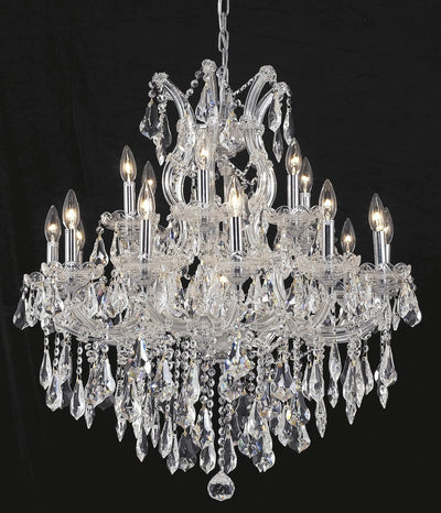 Elegant Lighting - 2801D30C/RC - 19 light Chandelier - Maria Theresa - Chrome