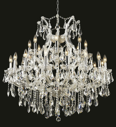 Elegant Lighting - 2801D36C/RC - 24 Light Chandelier - Maria Theresa - Chrome