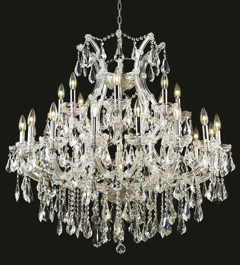 Elegant Lighting - 2801D36C/RC - 24 Light Chandelier - Maria Theresa - Chrome